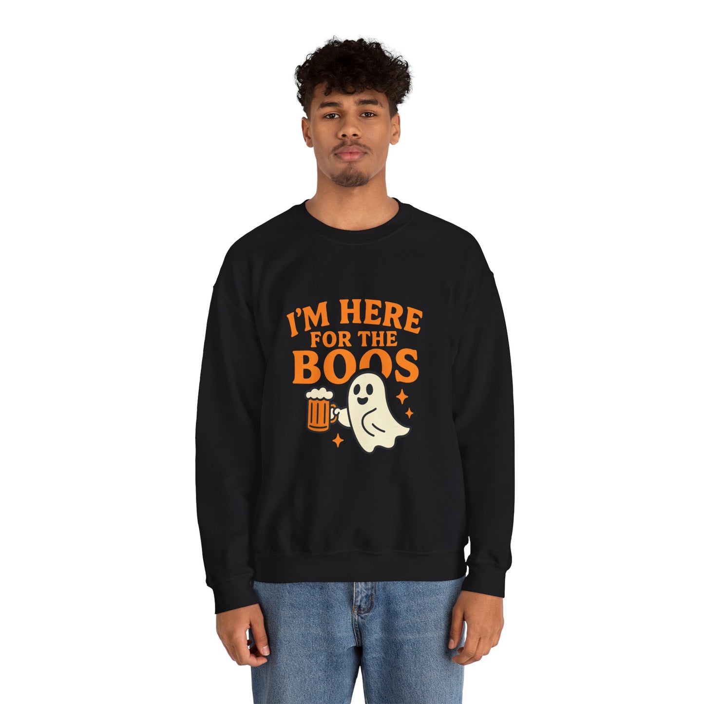 Halloween Spirit Crewneck Sweatshirt - Cozy Ghost Design for Fall Fun, Unisex Sweatshirt, Spooktacular Gift, Halloween Party Wear, [...]