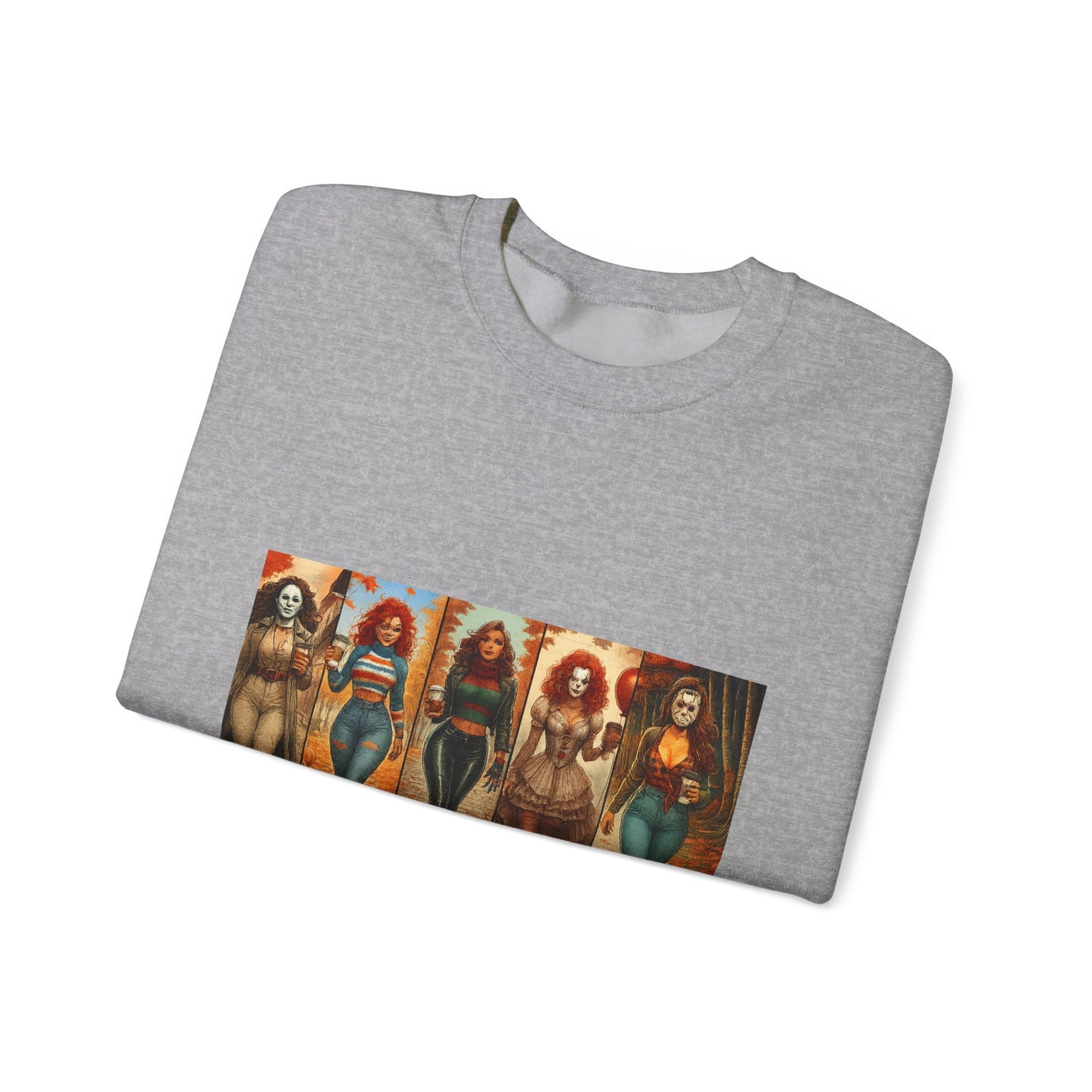 Vibrant Artistic Halloween Sweatshirt, Casual Wear, Graphic Sweatshirt, Cozy Gift for Art Lovers, Unique Fashion Statement, Comfortable [...]