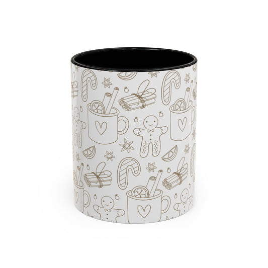 Christmas Accent Coffee Mug (11, 15oz)