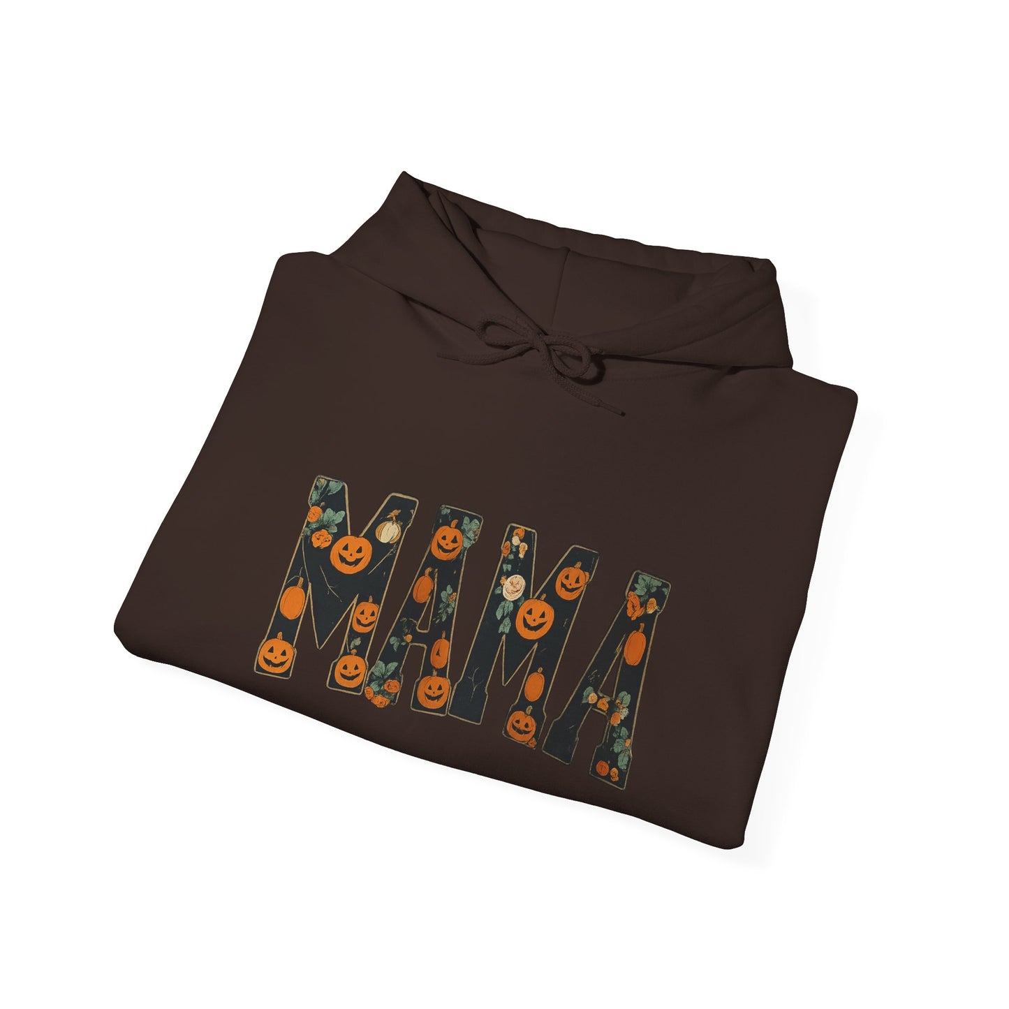Mama Pumpkin Hooded Hoodie | Cozy Fall Apparel, Perfect for Gift Giving, Halloween, Family Gatherings, Autumn Fashion