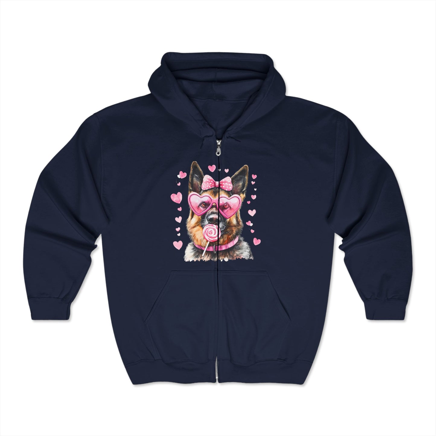 Valentines Unisex Heavy Blend™ Full Zip Hooded Sweatshirt