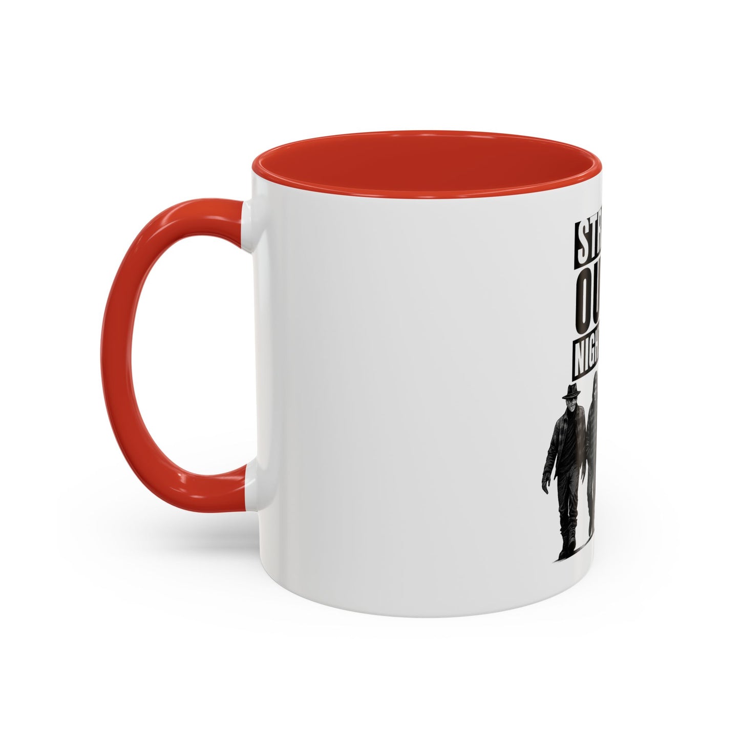 Straight Outta Nightmares Accent Coffee Mug | Spooky Mug, Horror Coffee Cup, Unique Gift for Halloween, Funware, Collectible Tea Mug