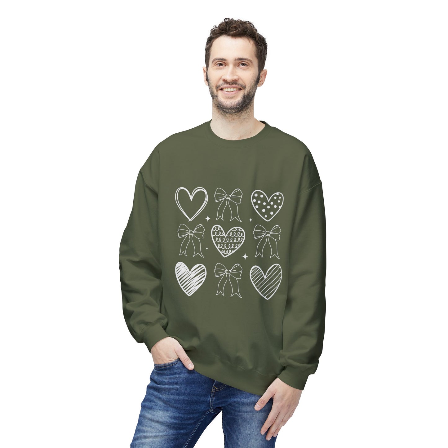 Valentines Unisex Midweight Softstyle Fleece Crewneck Sweatshirt