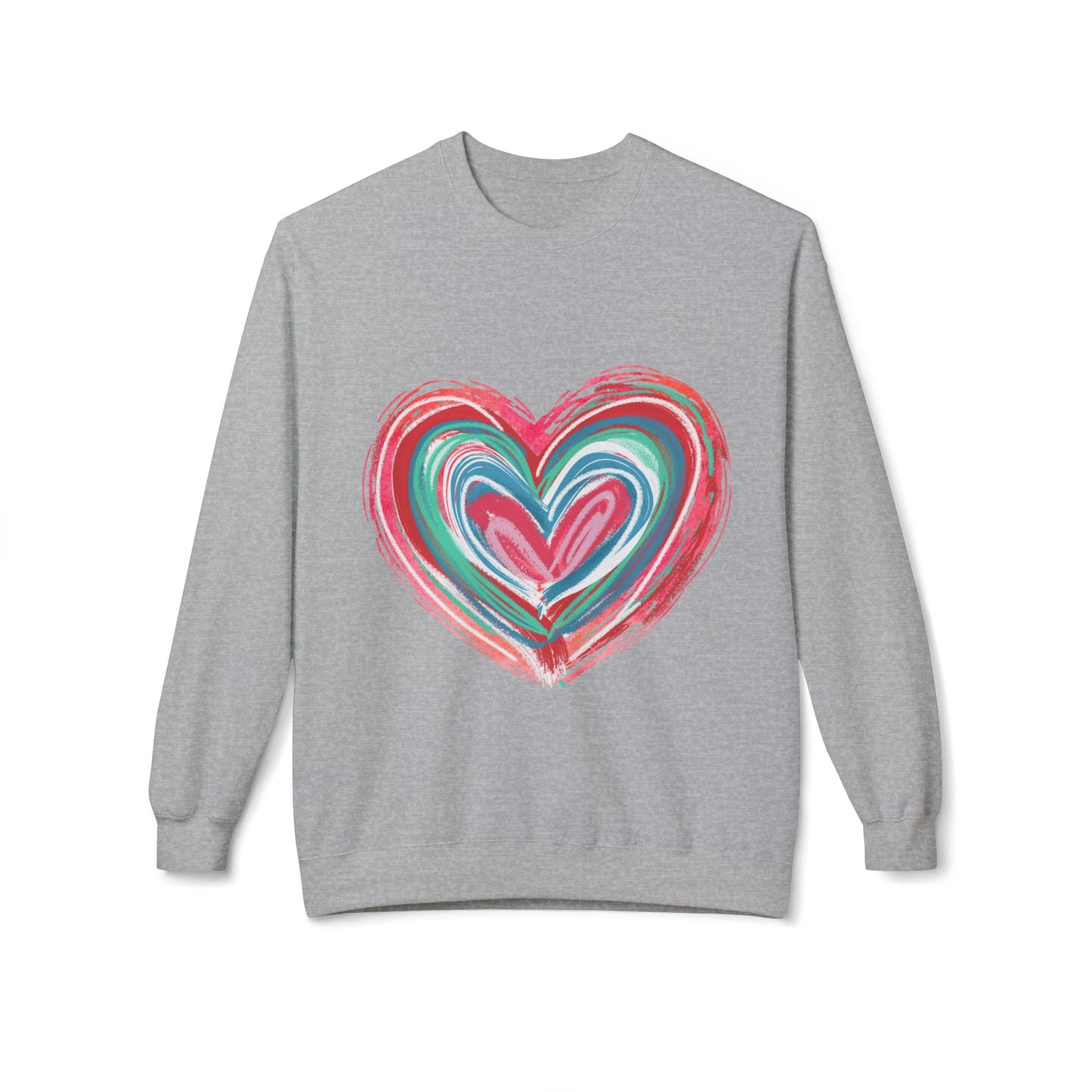 Valentines Unisex Midweight Softstyle Fleece Crewneck Sweatshirt