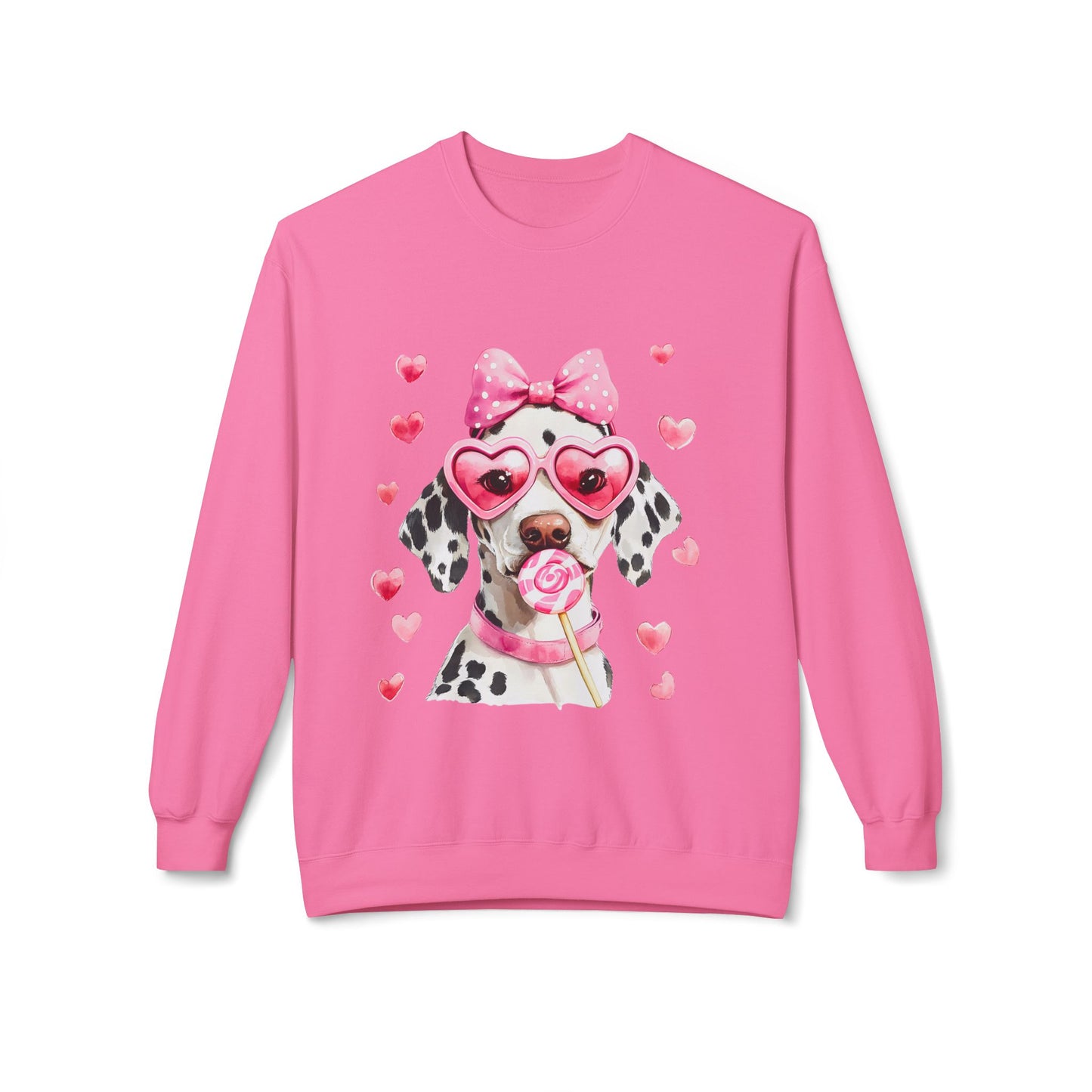 Valentines Unisex Midweight Softstyle Fleece Crewneck Sweatshirt