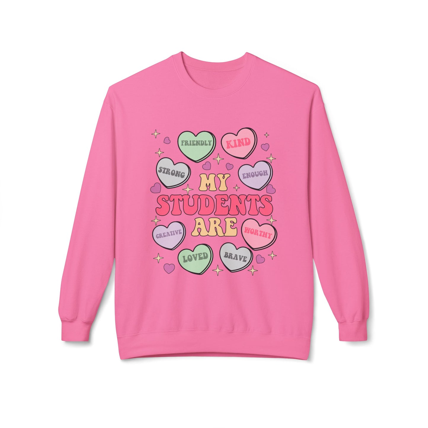 Valentines Unisex Midweight Softstyle Fleece Crewneck Sweatshirt