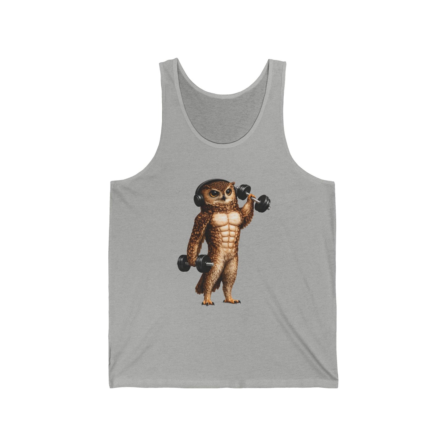 Meerkat Lifting Weights Tank Top — Cute Fitness Animal Gym Tank