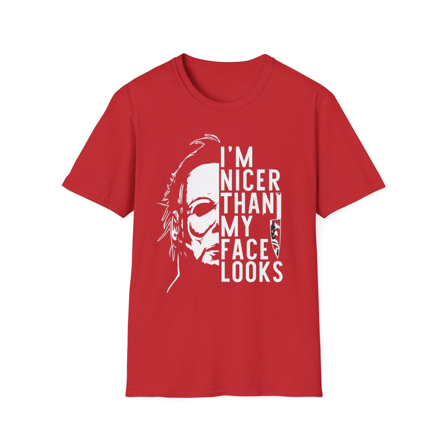 Graphic Horror-Themed Unisex T-Shirt | Perfect Gift for Halloween, Movie Lovers, Casual Wear, Unique Statement Tee