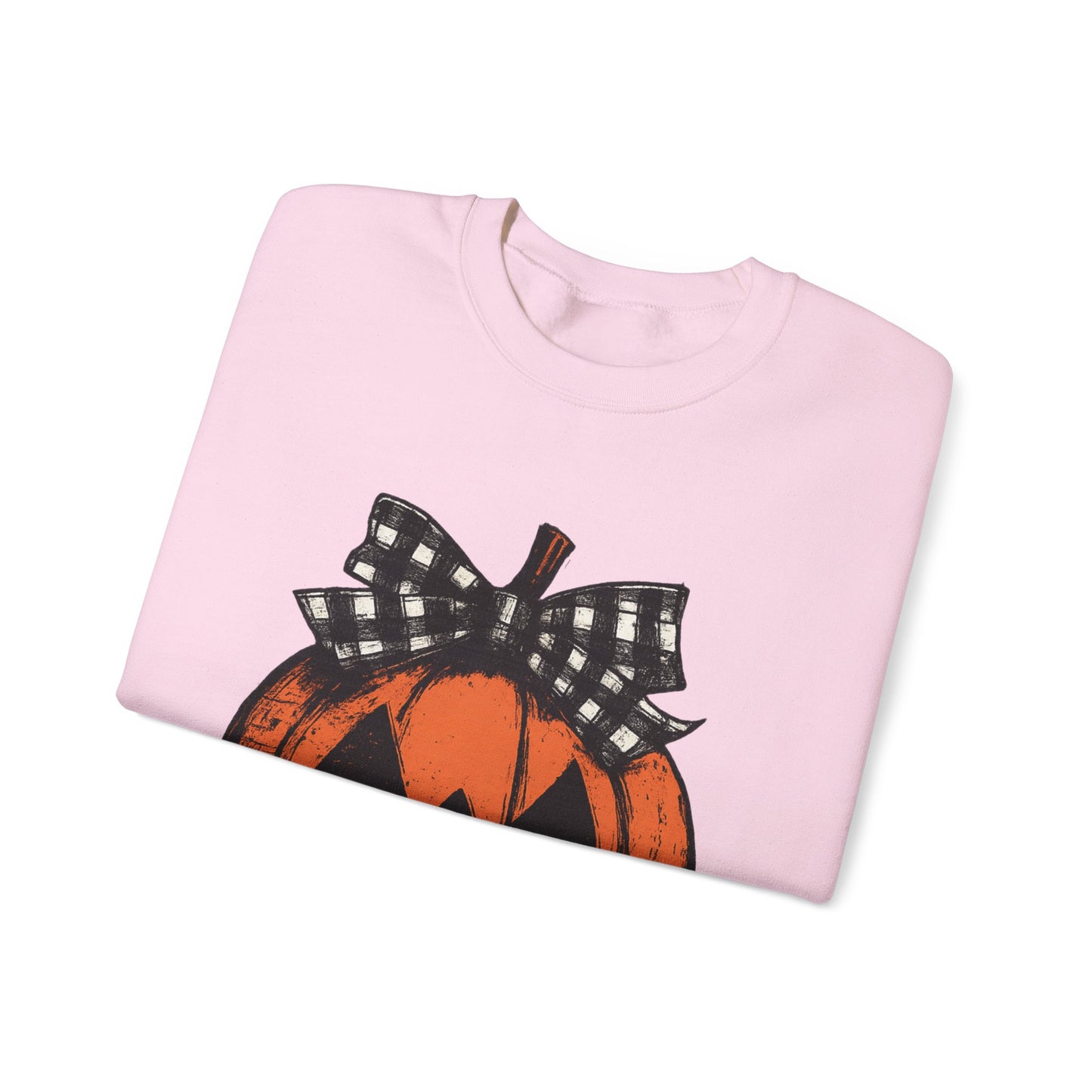 Autumn Pumpkin Crewneck Sweatshirt, Fall Fashion, Halloween Sweatshirt, Cozy Sweater, Pumpkin Patch Outfit, Unisex Clothing