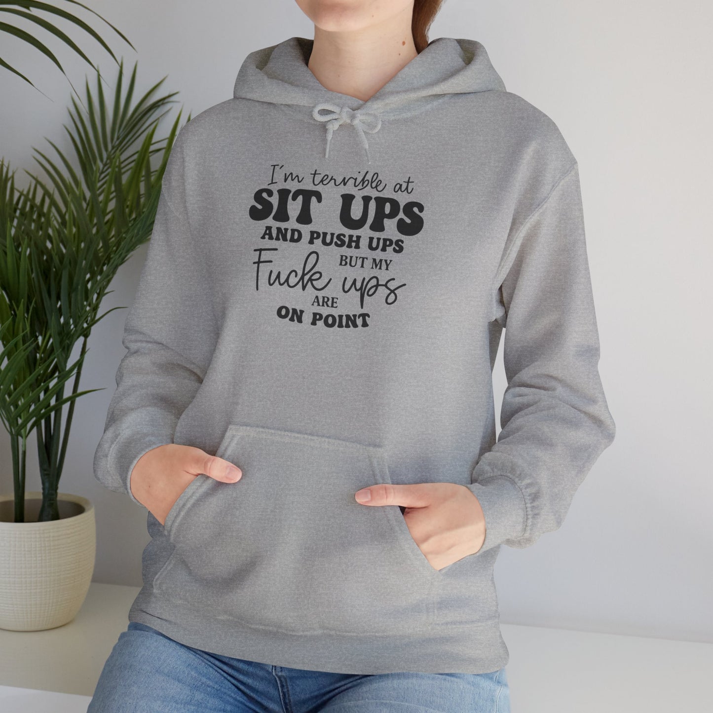 Funny Fitness Sweatshirt, Unisex Hoodie, Workout Gift, Humor Hoodie, Gym Apparel, Casual Wear