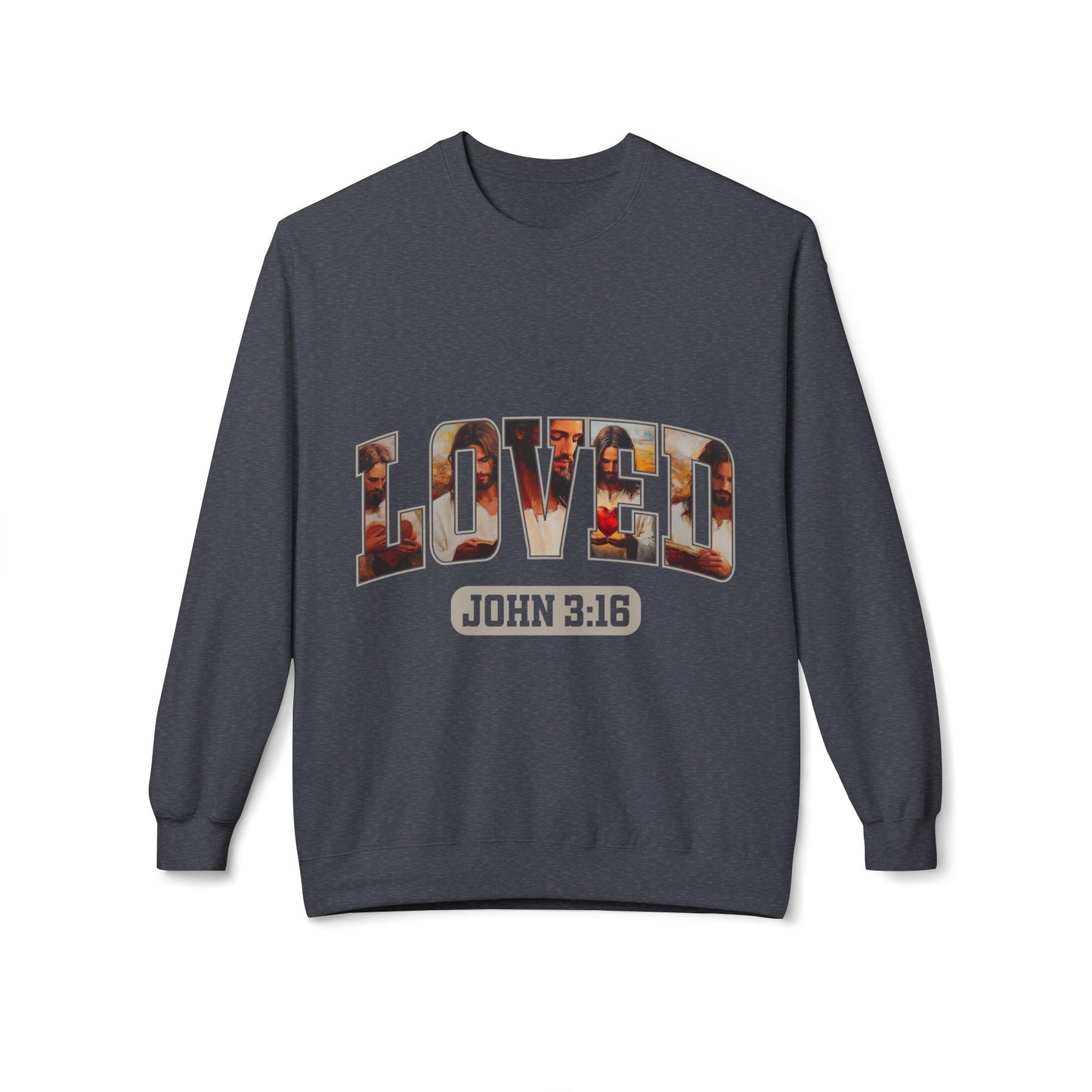 Valentines Unisex Midweight Softstyle Fleece Crewneck Sweatshirt