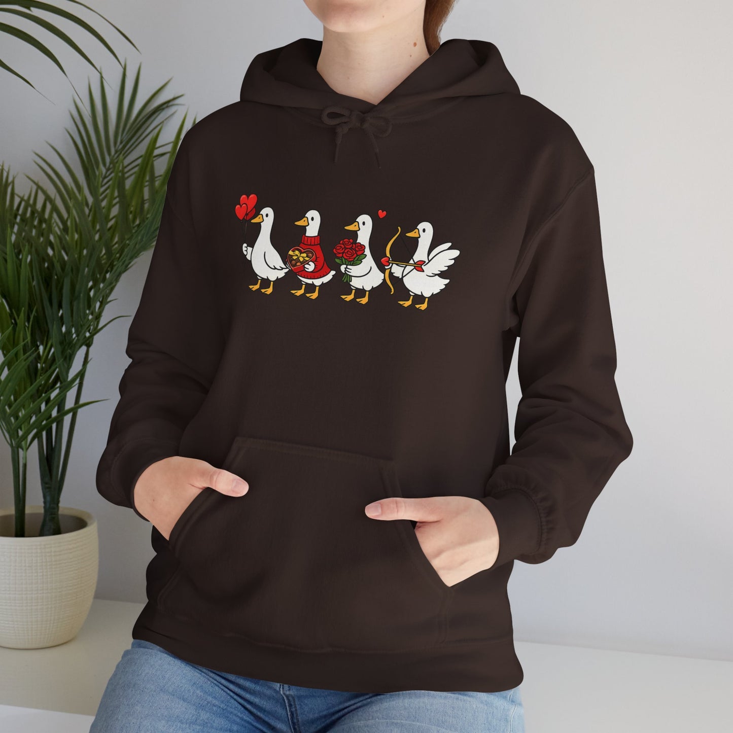 Cute Duck Family Hoodie — Whimsical Springtime Birds Pullover
