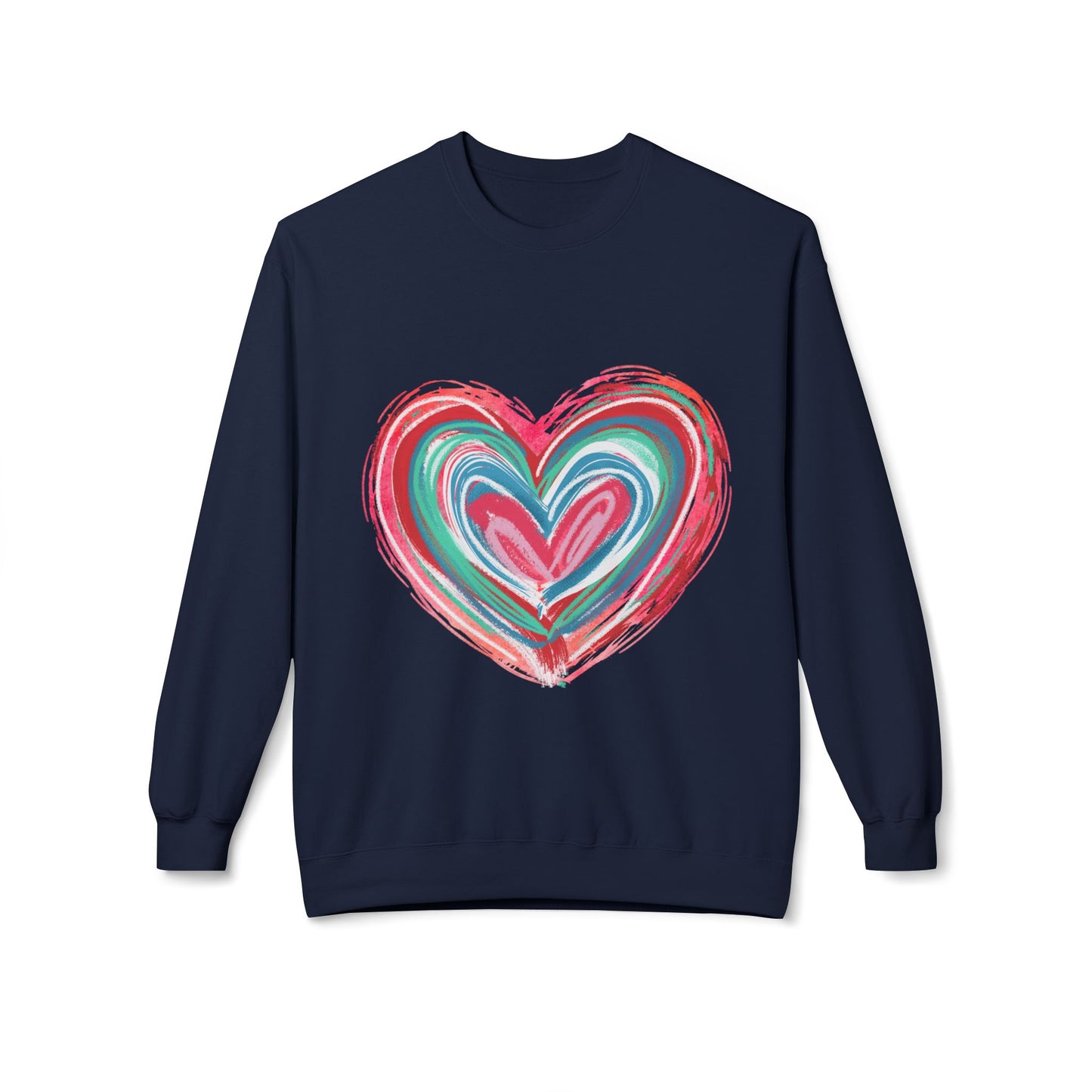 Valentines Unisex Midweight Softstyle Fleece Crewneck Sweatshirt