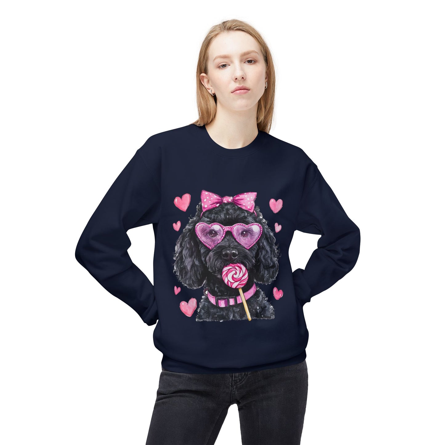 Valentines Unisex Midweight Softstyle Fleece Crewneck Sweatshirt