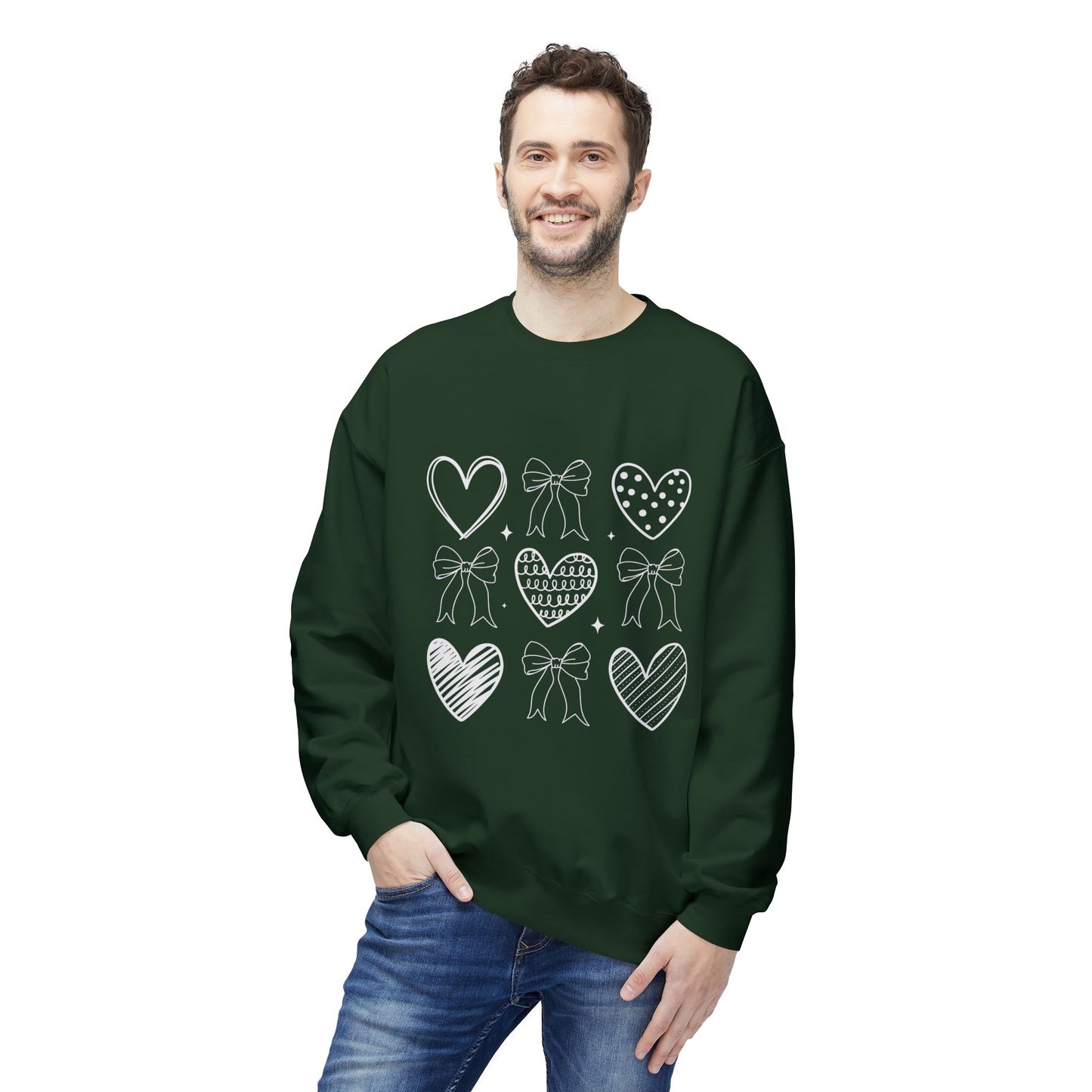 Valentines Unisex Midweight Softstyle Fleece Crewneck Sweatshirt