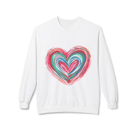 Valentines Unisex Midweight Softstyle Fleece Crewneck Sweatshirt