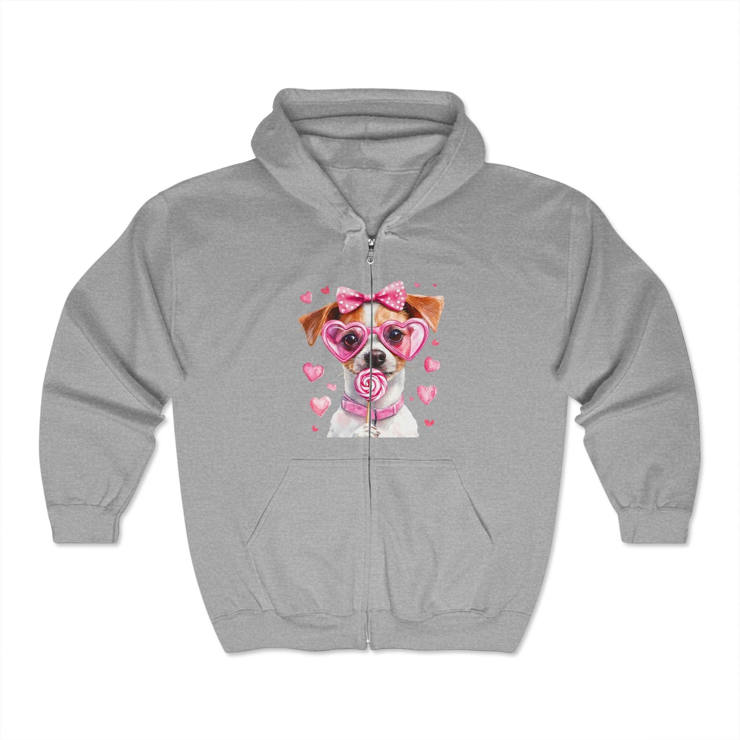 Valentines Unisex Heavy Blend™ Full Zip Hooded Sweatshirt