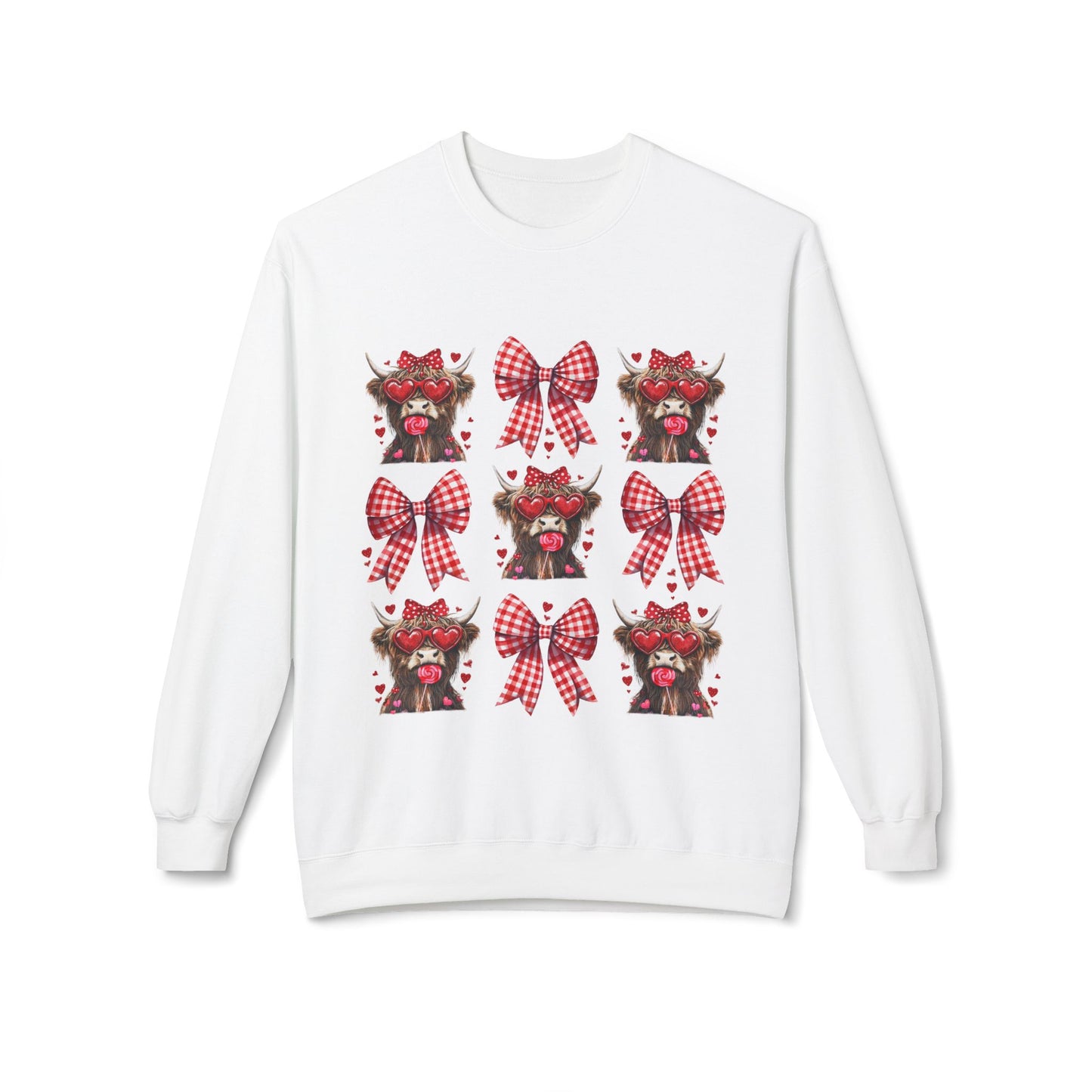 Valentines Unisex Midweight Softstyle Fleece Crewneck Sweatshirt