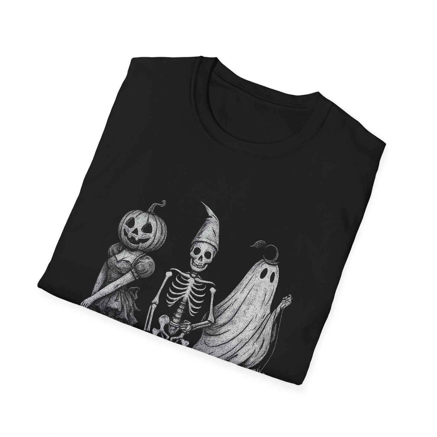 Halloween Graphic Tee, Unisex Softstyle T-Shirt, Spooky Season Shirt, Fall Fashion, Halloween Costume Top