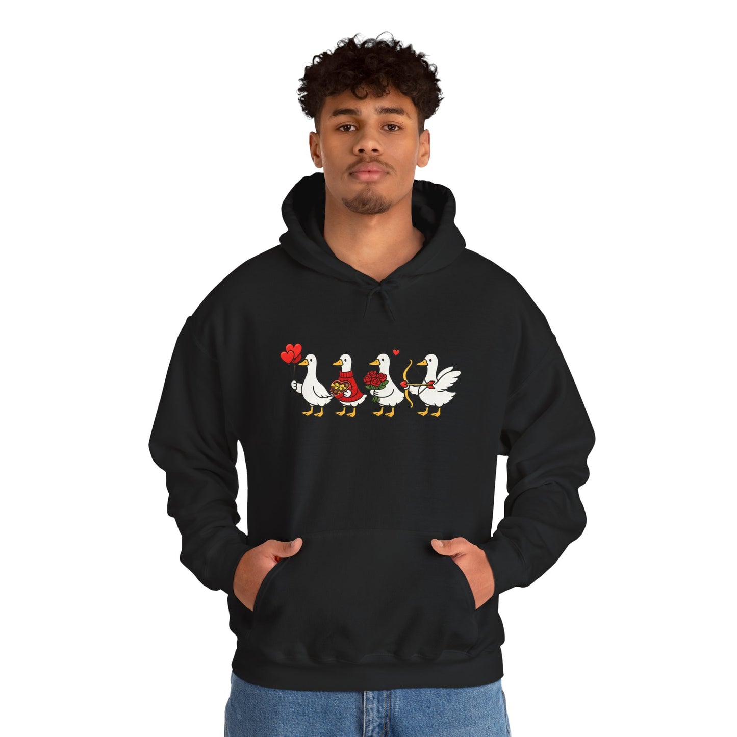 Cute Duck Family Hoodie — Whimsical Springtime Birds Pullover