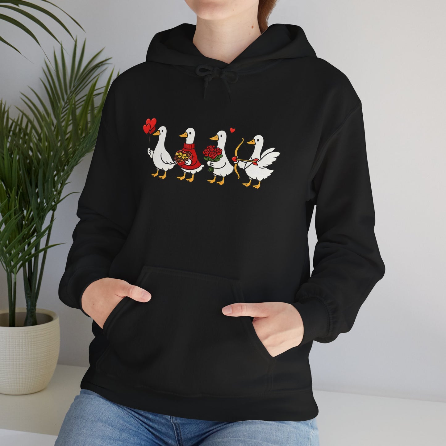 Cute Duck Family Hoodie — Whimsical Springtime Birds Pullover