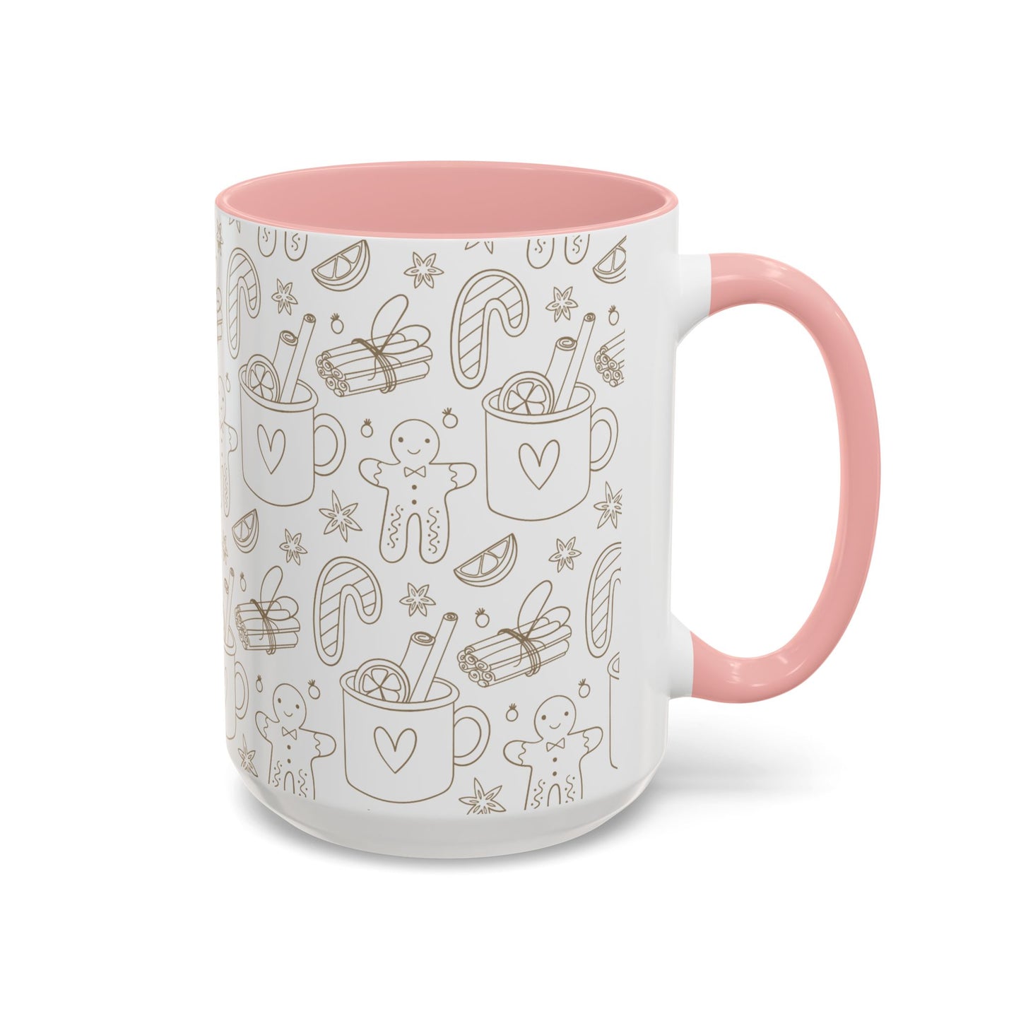 Christmas Accent Coffee Mug (11, 15oz)