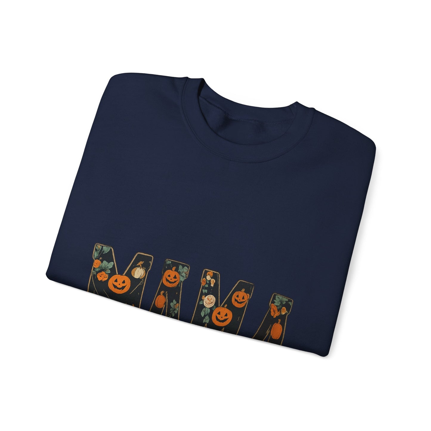 Mama Pumpkin Crewneck Sweatshirt, Fall Fashion, Halloween Gift, Cozy Sweatshirt, Casual Wear, Gift for Moms