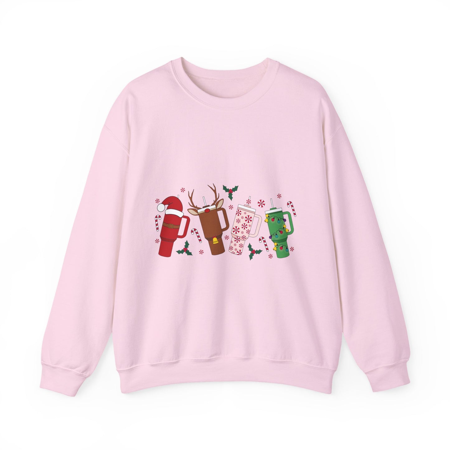 Christmas Golf Club Crewneck Sweatshirt — Festive Golfing Club Cartoon Design