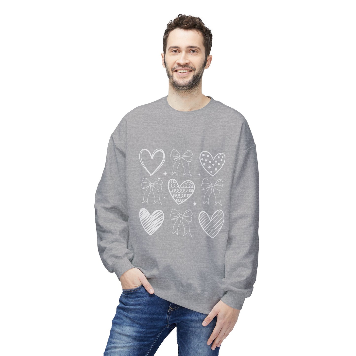 Valentines Unisex Midweight Softstyle Fleece Crewneck Sweatshirt