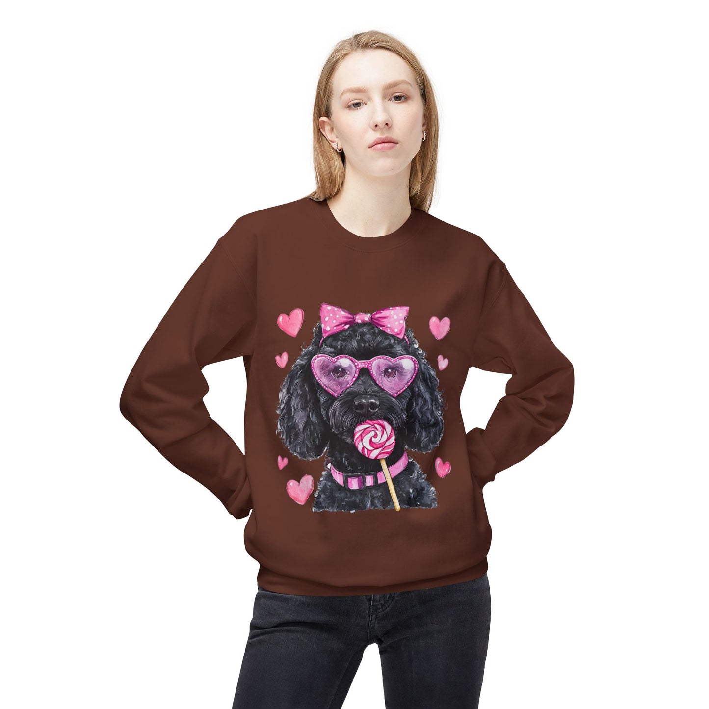 Valentines Unisex Midweight Softstyle Fleece Crewneck Sweatshirt