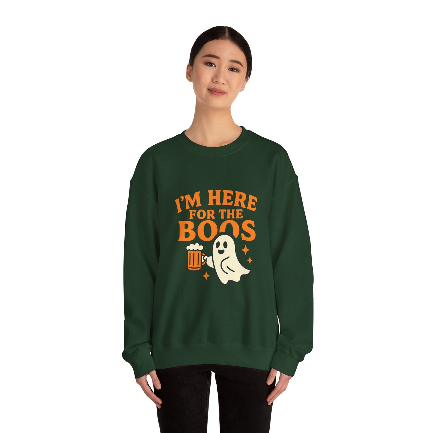 Halloween Spirit Crewneck Sweatshirt - Cozy Ghost Design for Fall Fun, Unisex Sweatshirt, Spooktacular Gift, Halloween Party Wear, [...]
