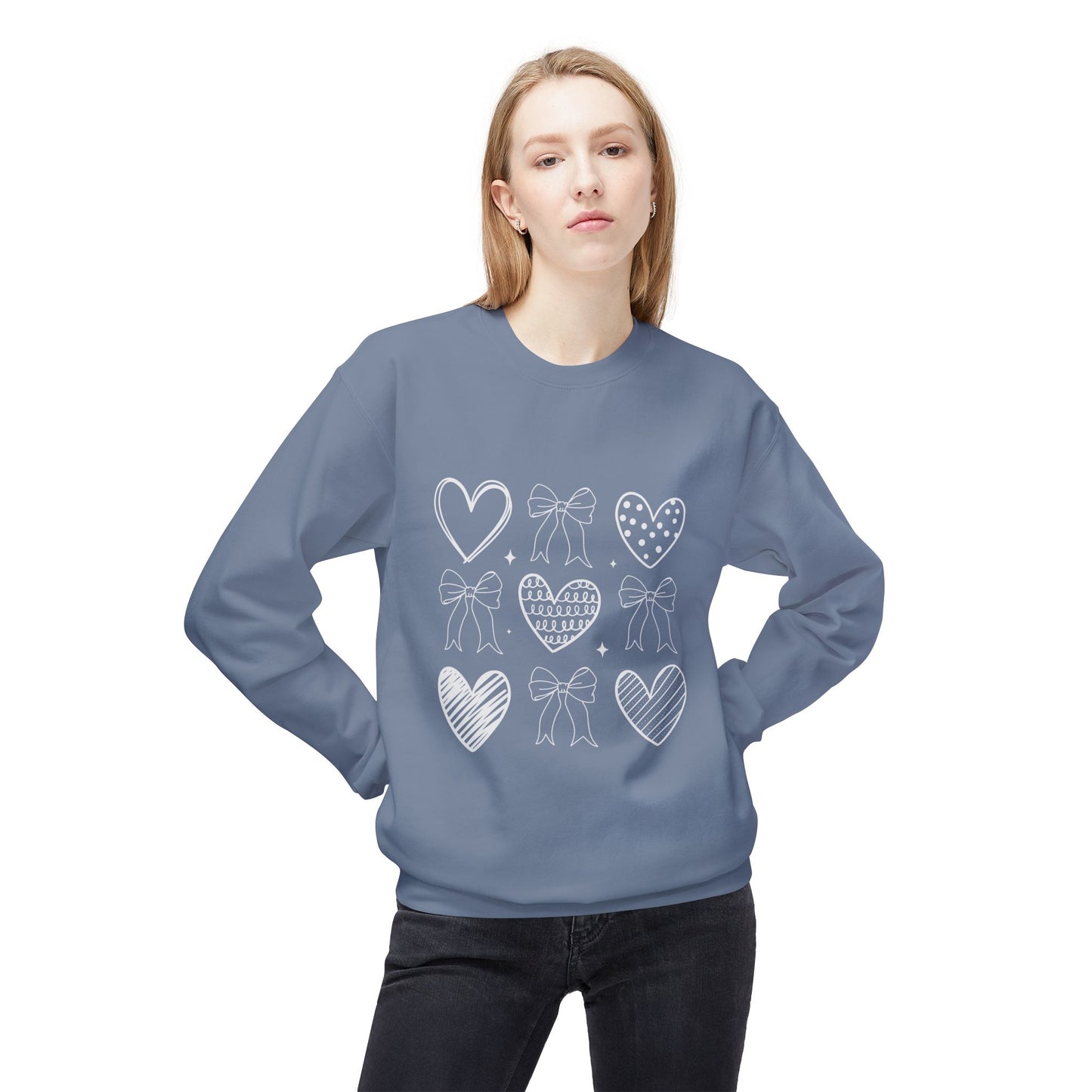 Valentines Unisex Midweight Softstyle Fleece Crewneck Sweatshirt