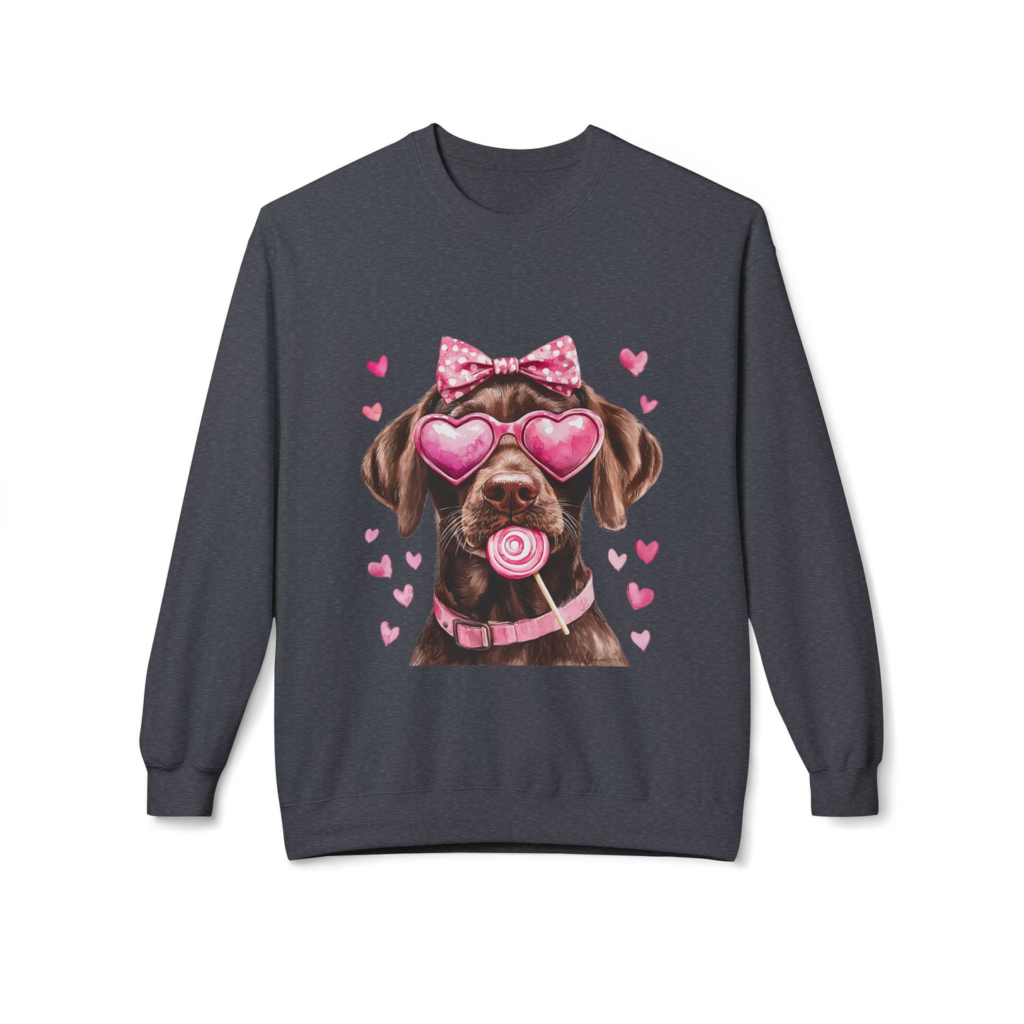 Valentines Unisex Midweight Softstyle Fleece Crewneck Sweatshirt