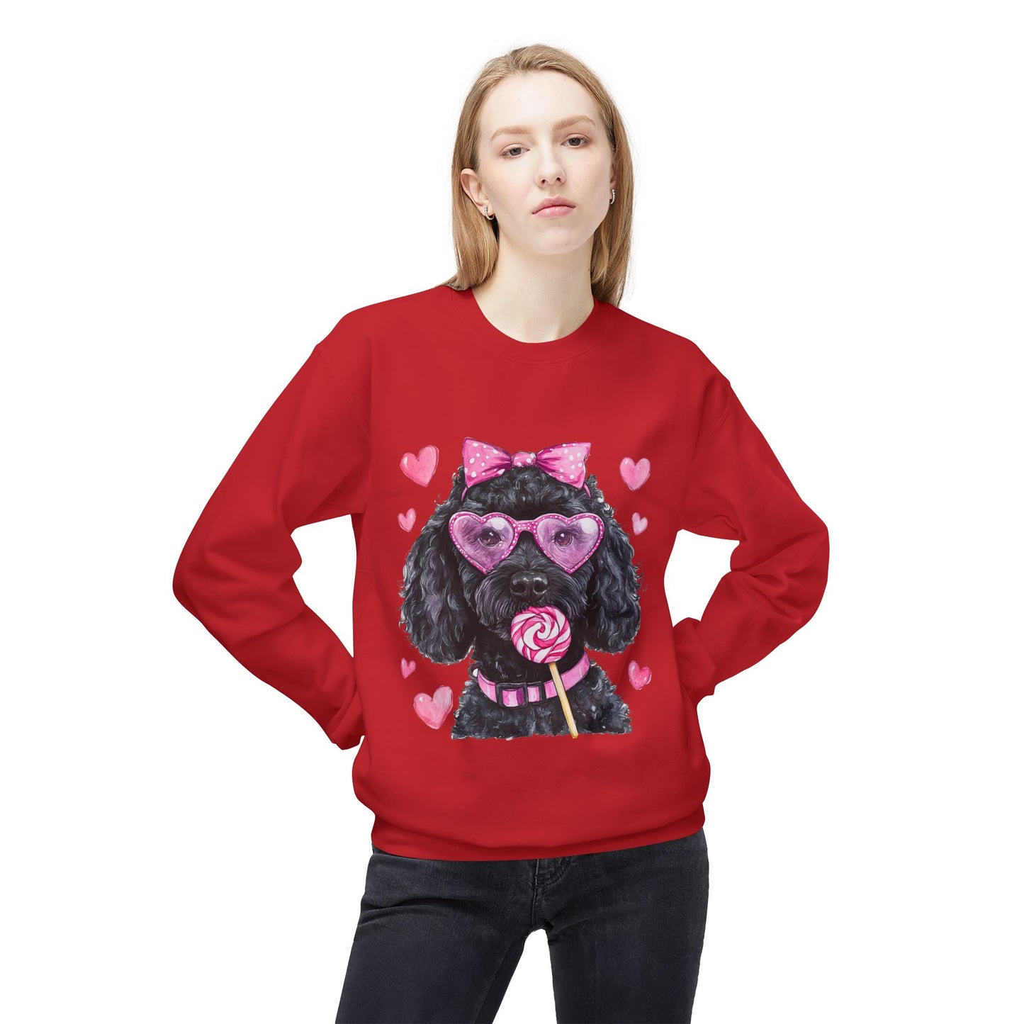 Valentines Unisex Midweight Softstyle Fleece Crewneck Sweatshirt