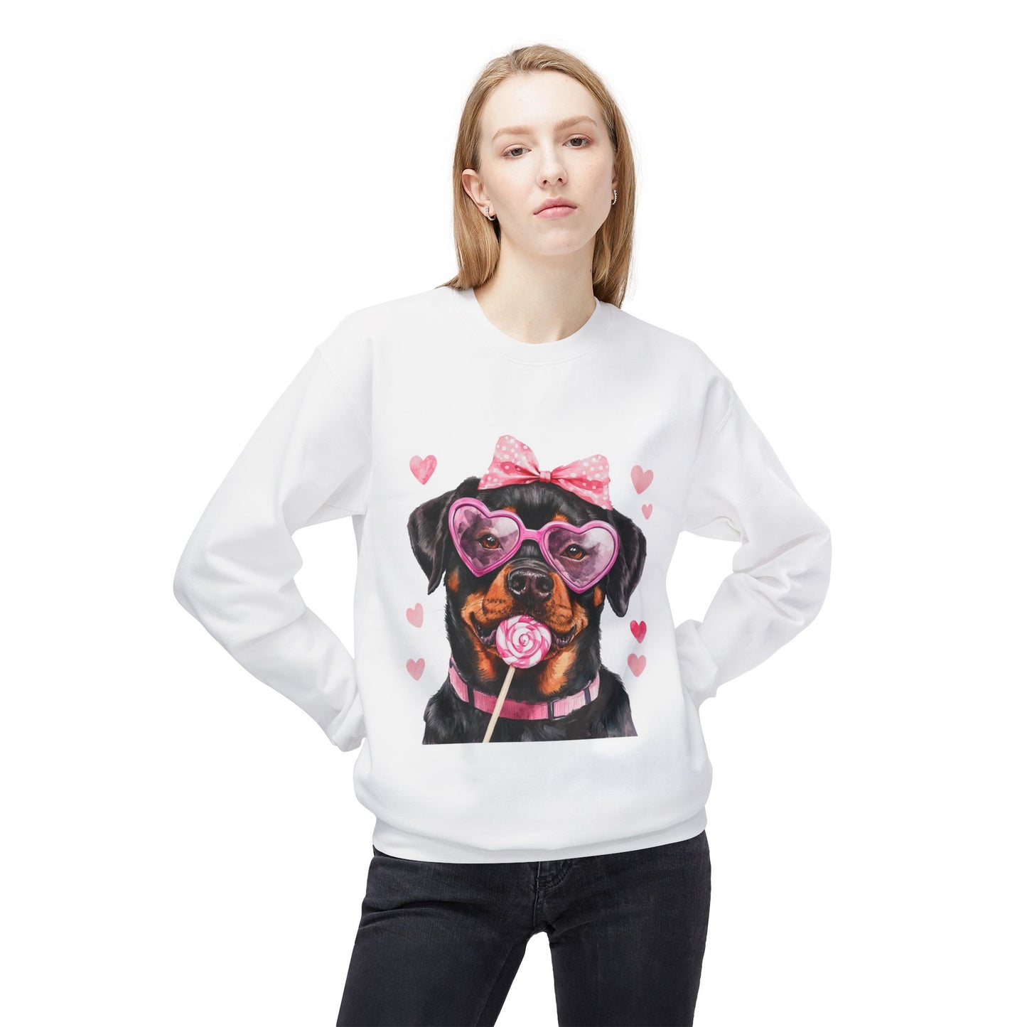Valentines Unisex Midweight Softstyle Fleece Crewneck Sweatshirt