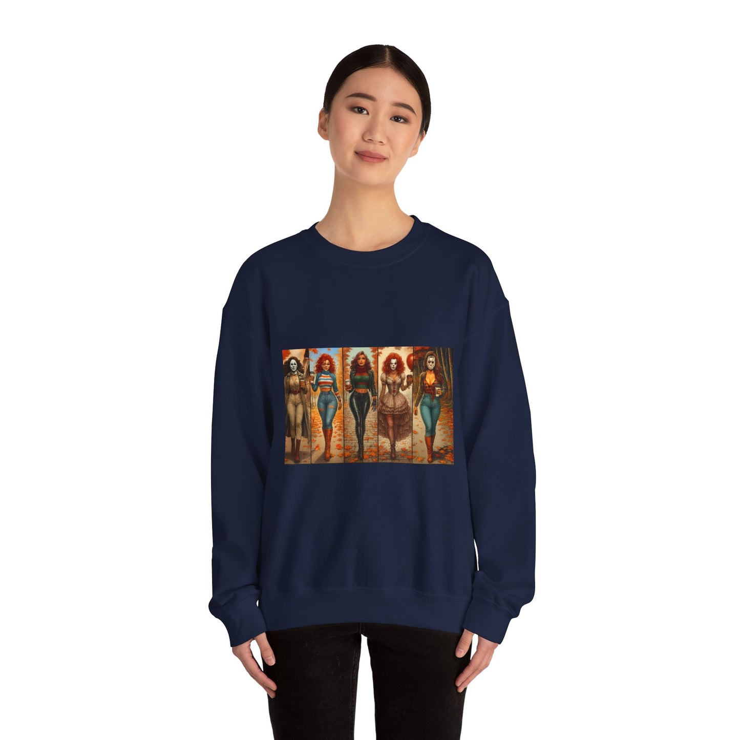 Vibrant Artistic Halloween Sweatshirt, Casual Wear, Graphic Sweatshirt, Cozy Gift for Art Lovers, Unique Fashion Statement, Comfortable [...]