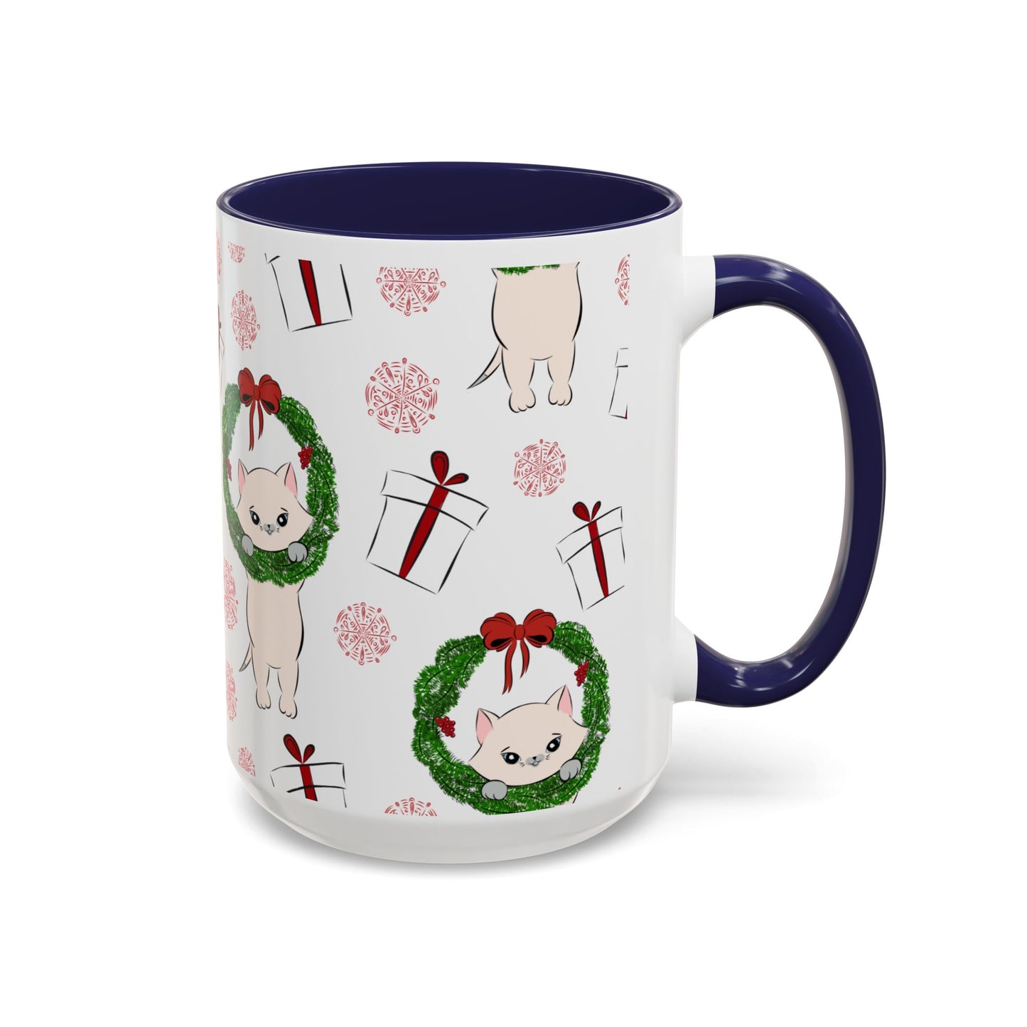 Christmas Accent Coffee Mug (11, 15oz)