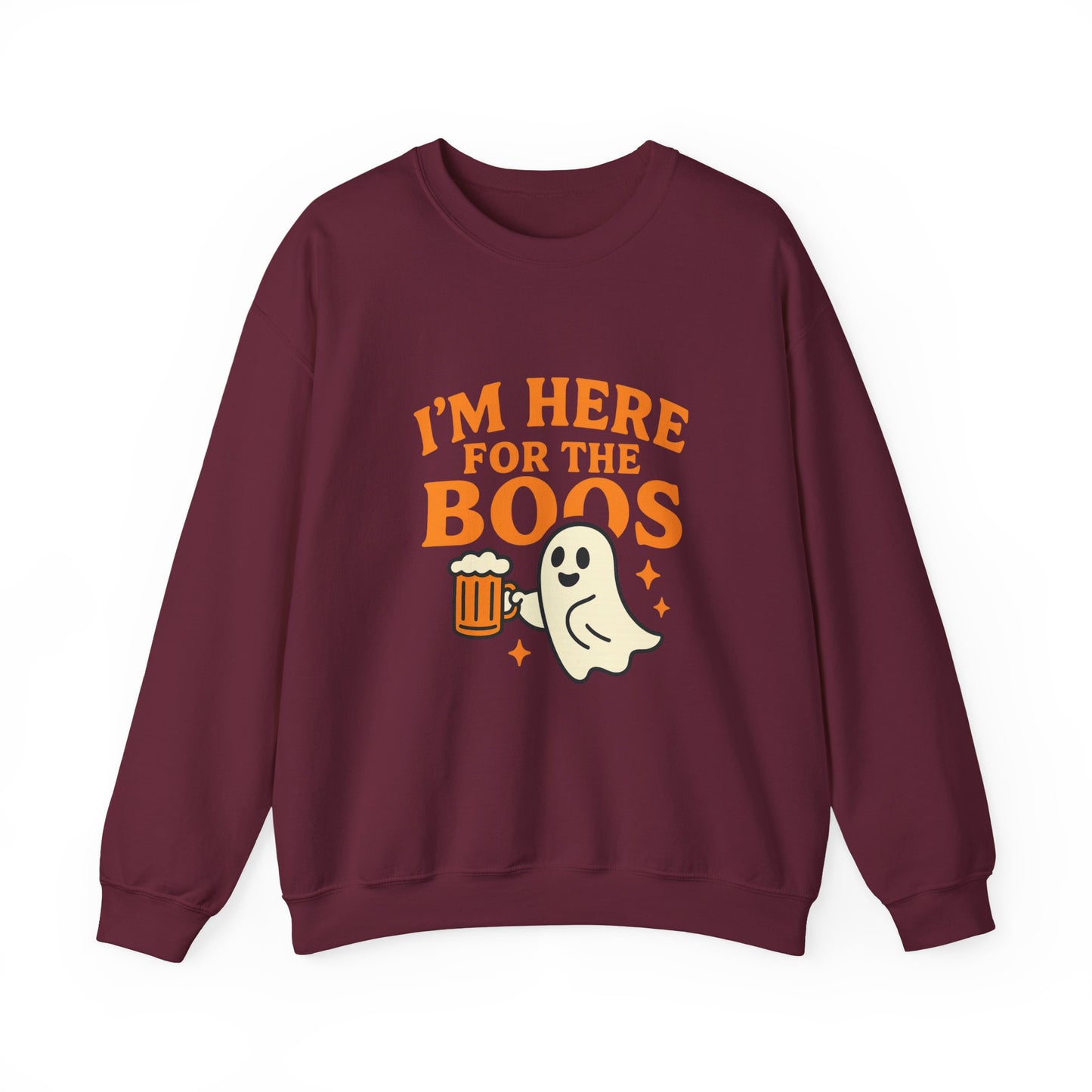 Halloween Spirit Crewneck Sweatshirt - Cozy Ghost Design for Fall Fun, Unisex Sweatshirt, Spooktacular Gift, Halloween Party Wear, [...]