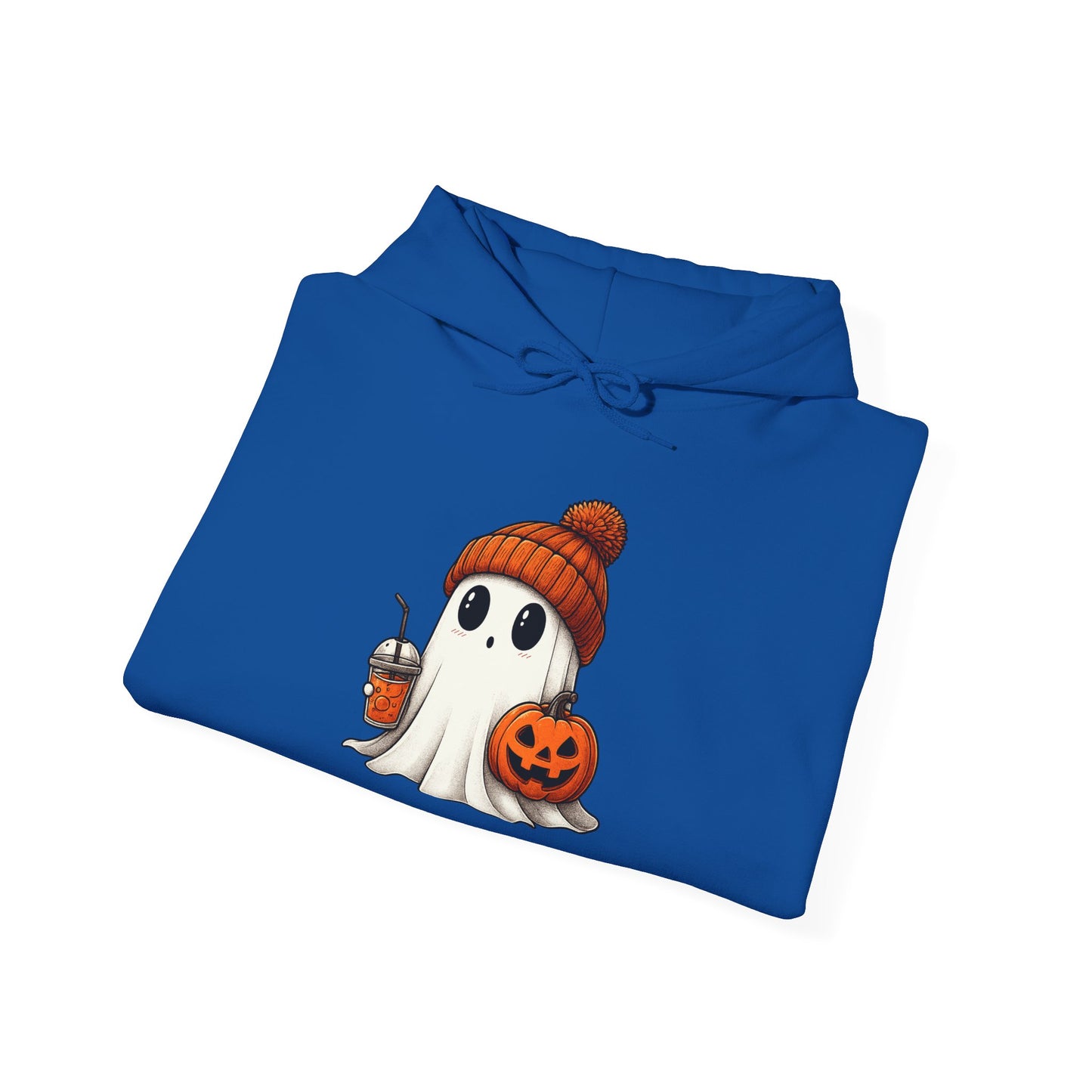 Halloween Ghost Hoodie, Unisex Halloween Apparel, Cute Pumpkin Design, Halloween Party Outfit