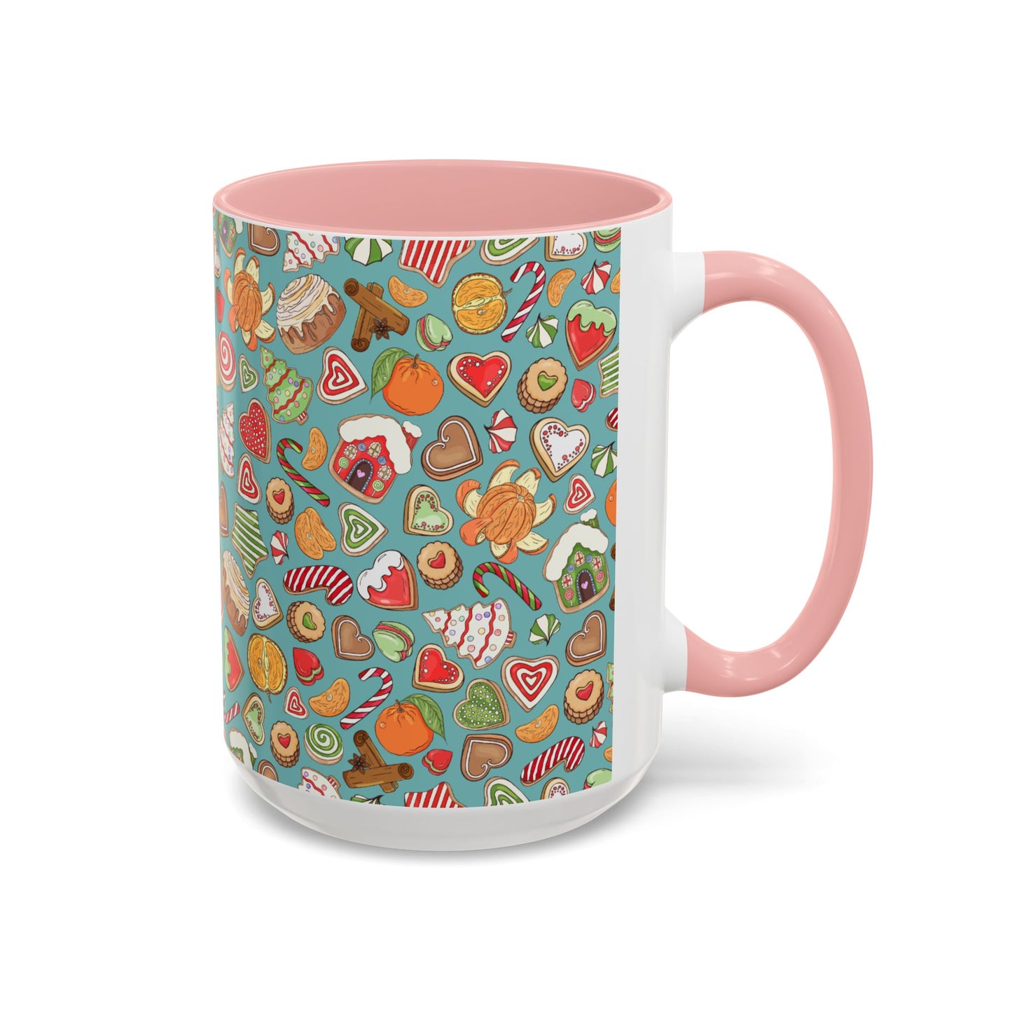 Christmas Accent Coffee Mug (11, 15oz)