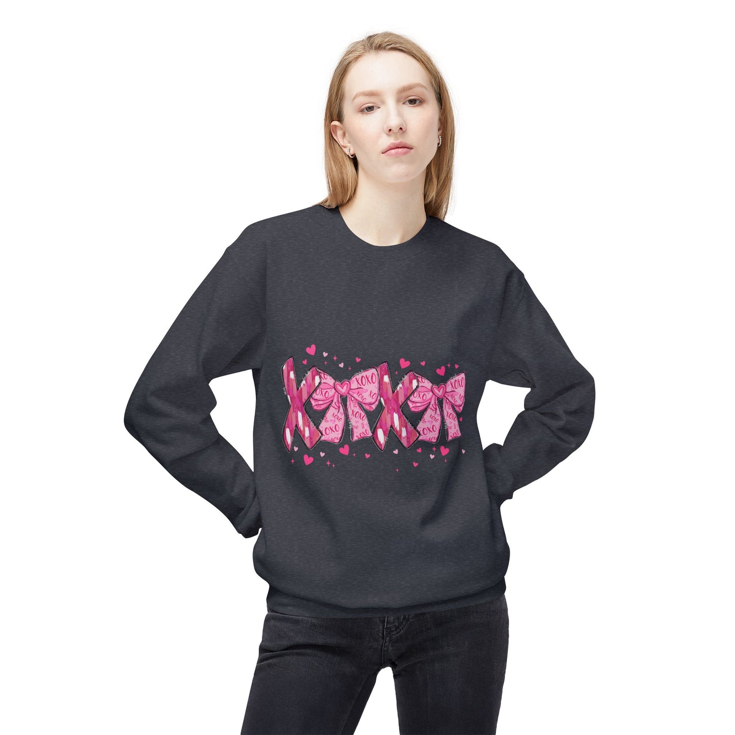 Valentines Unisex Midweight Softstyle Fleece Crewneck Sweatshirt