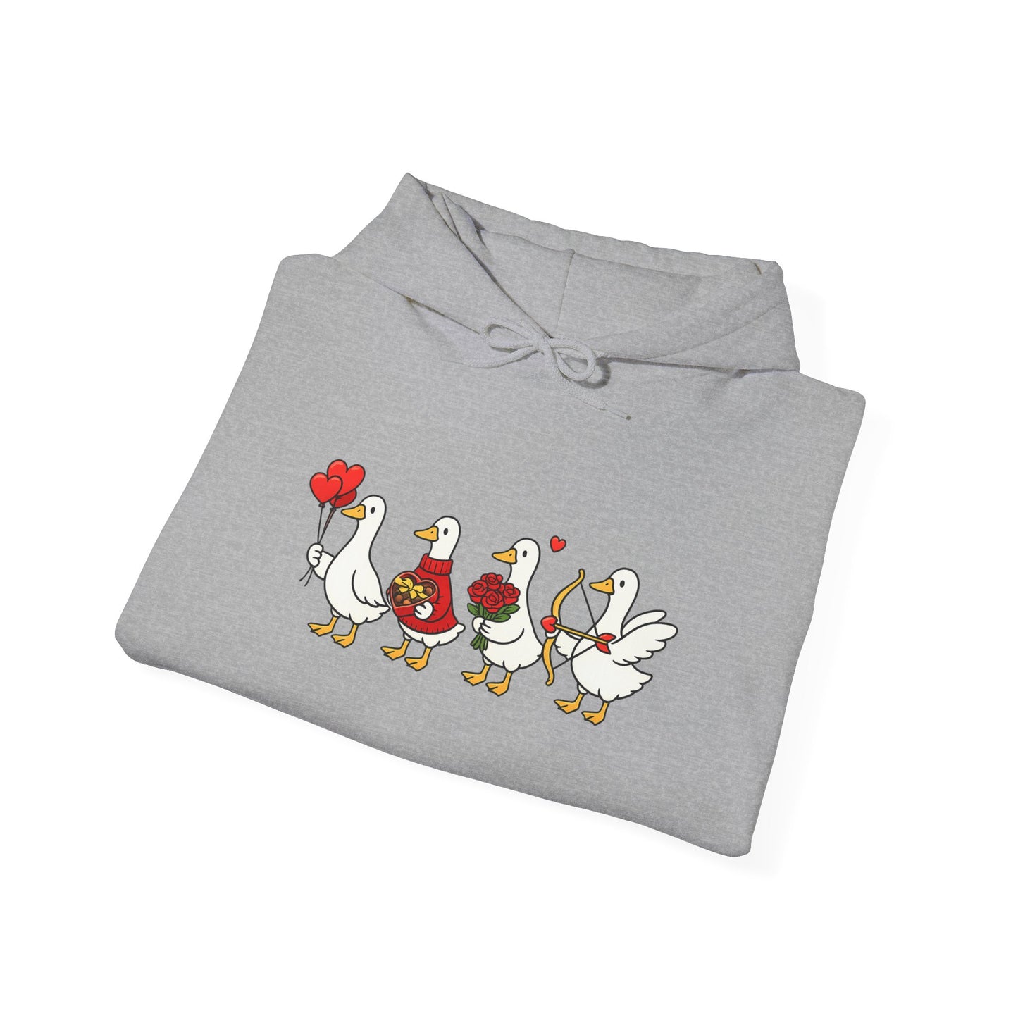 Cute Duck Family Hoodie — Whimsical Springtime Birds Pullover