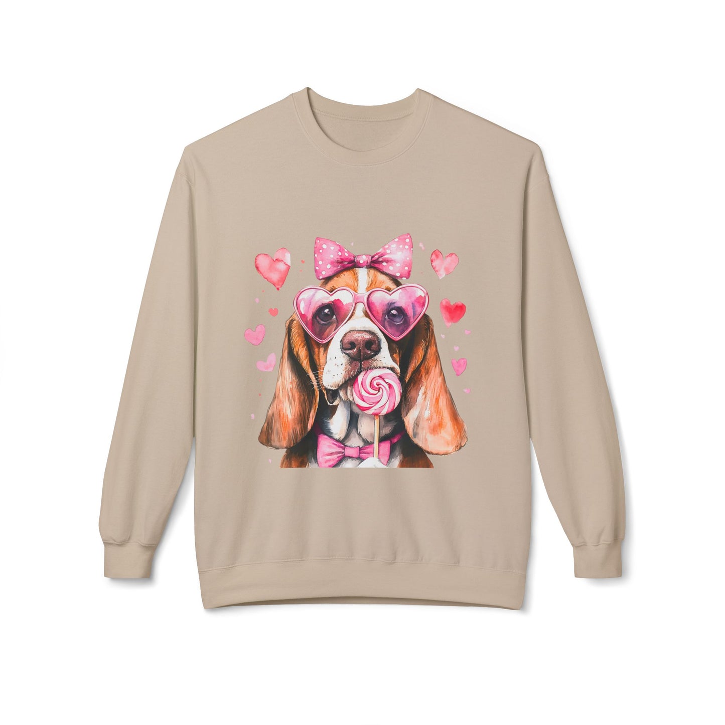 Valentines Unisex Midweight Softstyle Fleece Crewneck Sweatshirt