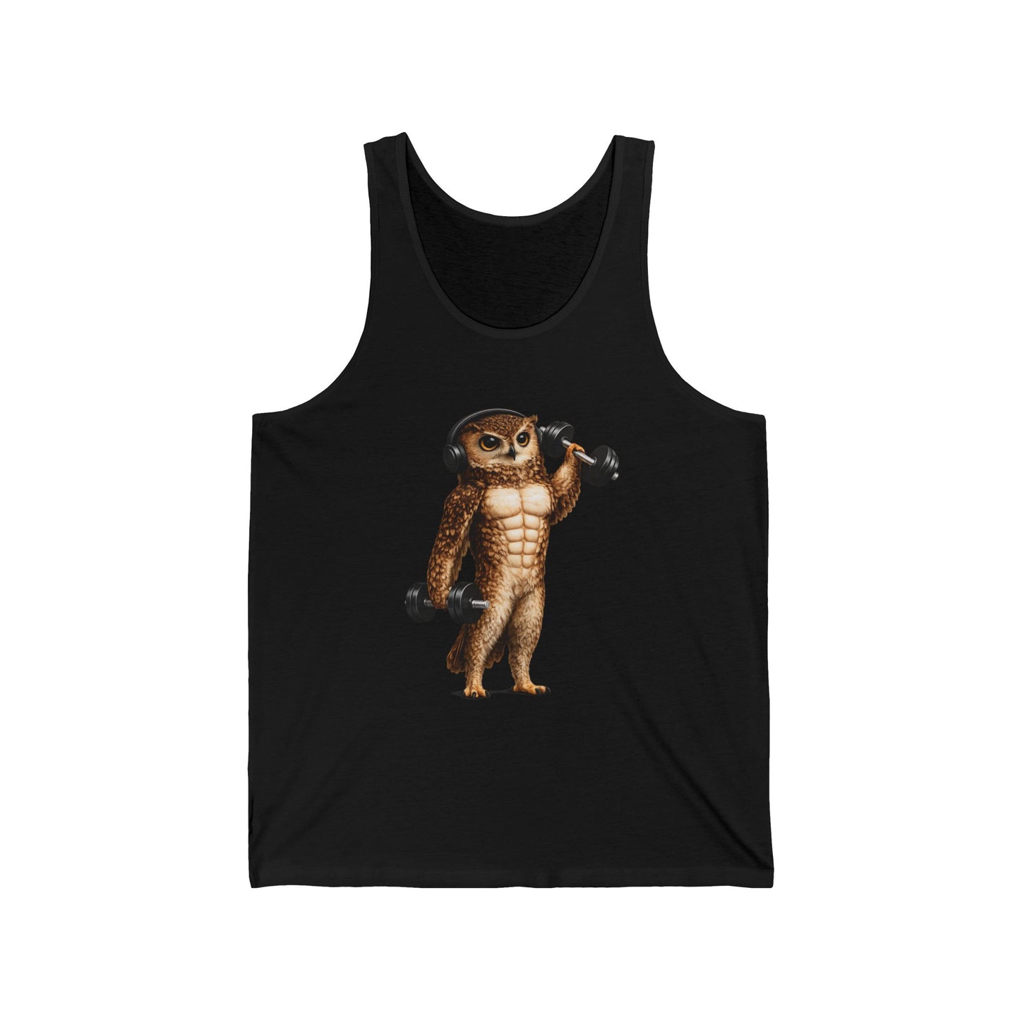 Meerkat Lifting Weights Tank Top — Cute Fitness Animal Gym Tank