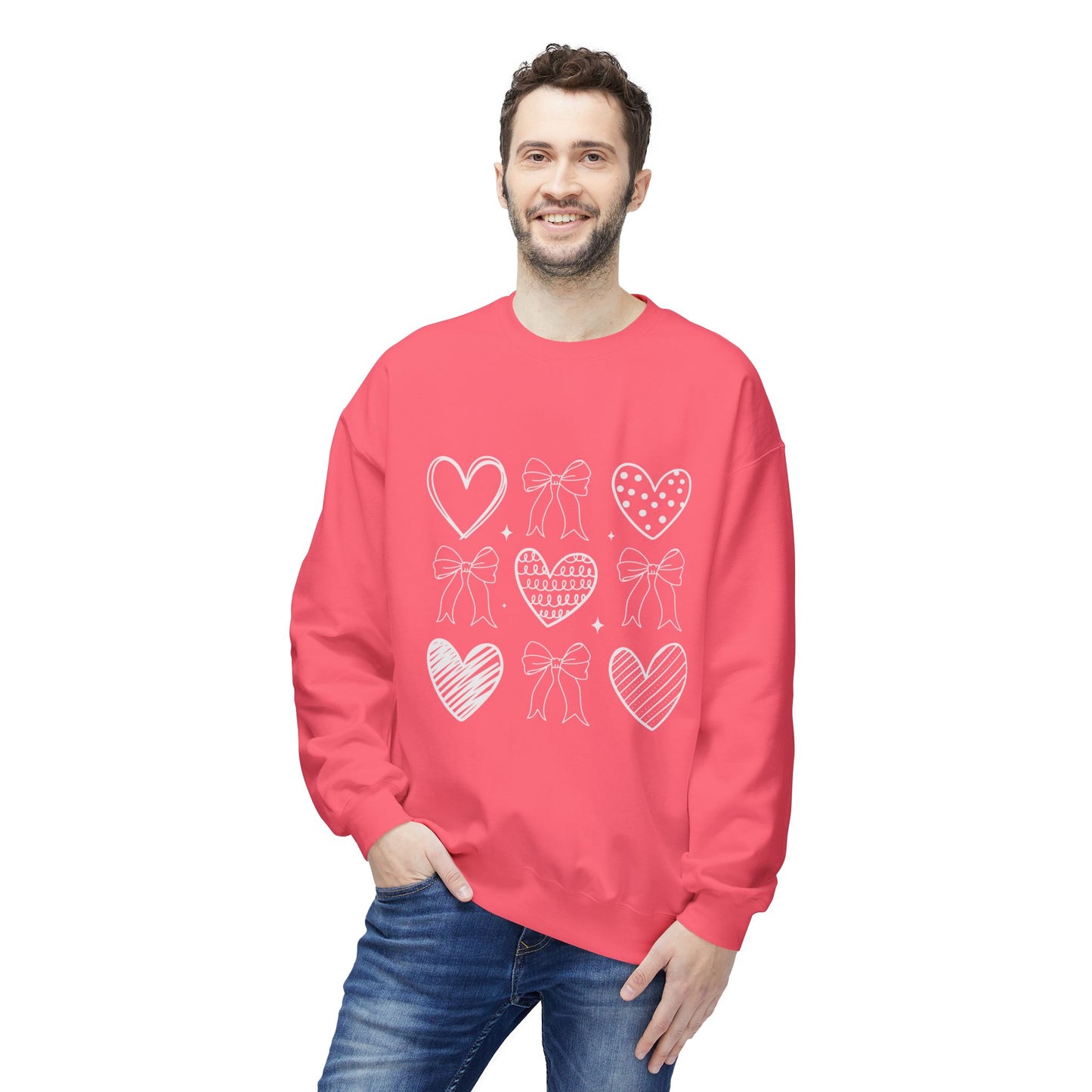 Valentines Unisex Midweight Softstyle Fleece Crewneck Sweatshirt