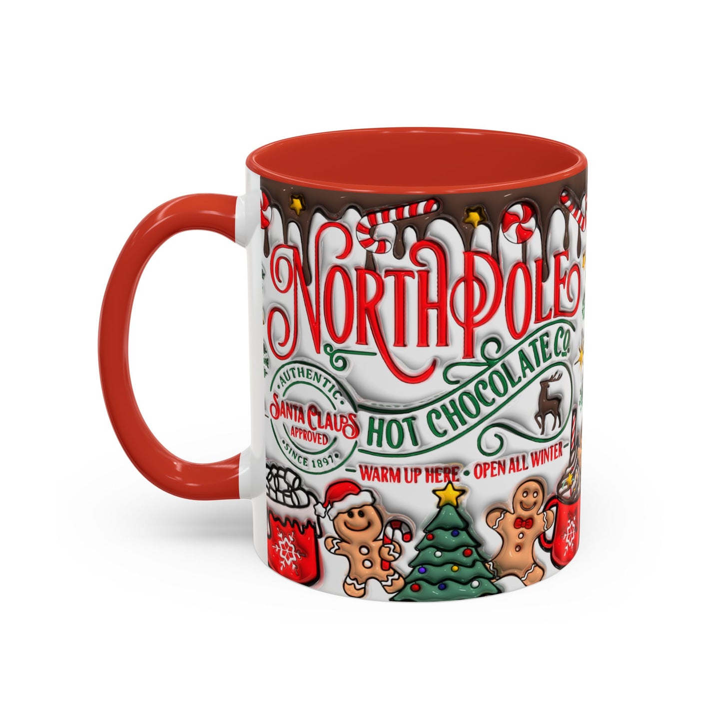 Christmas Accent Coffee Mug (11, 15oz)