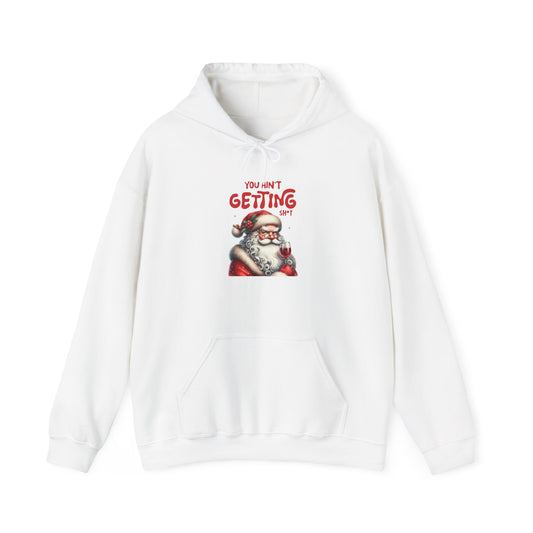 Santa Humor Sweatshirt, Holiday Gift, Funny Christmas Hoodie, Unisex Cozy Apparel, Winter Style, Christmas Apparel