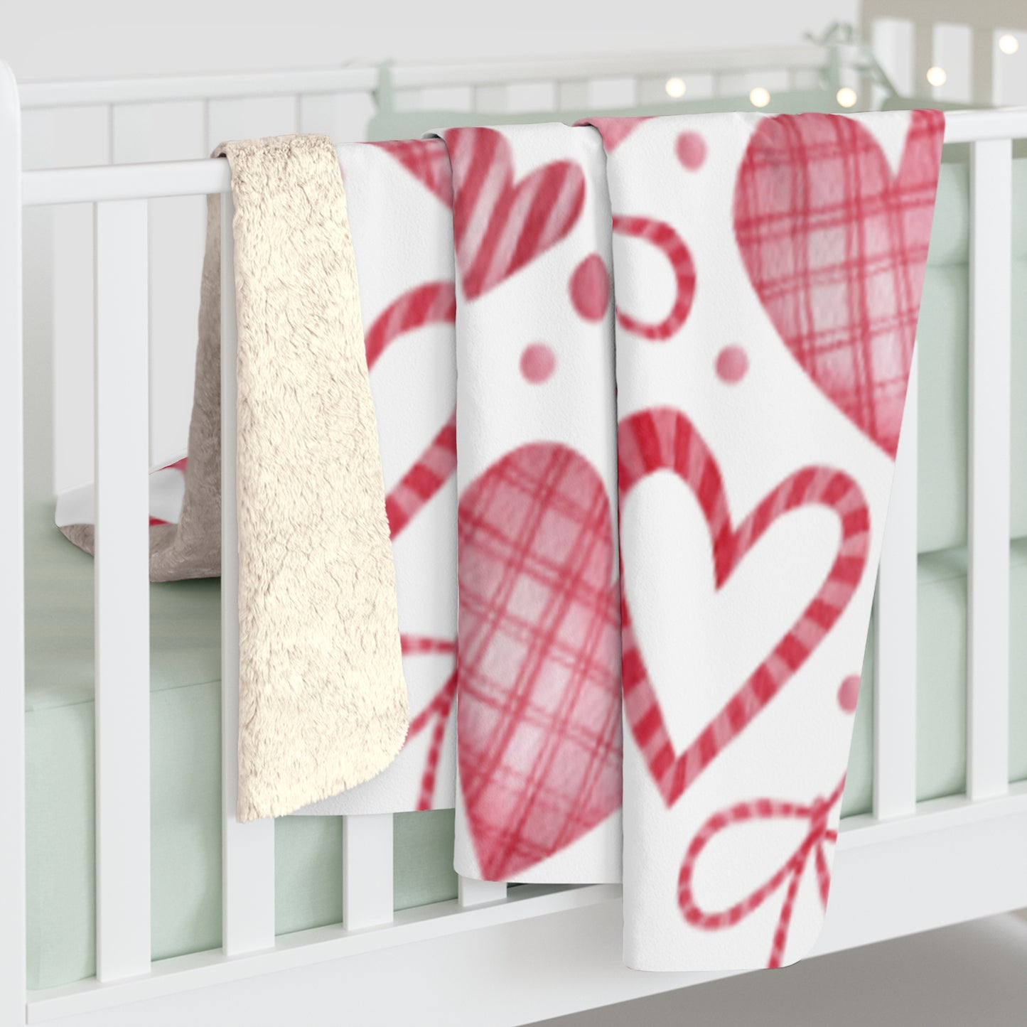 Valentines Sherpa Fleece Blanket