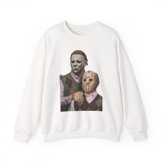 Horror Movie Sweatshirt: Scary Crewneck for Halloween, Cosplay, Horror Fans, Unisex Gift, Cozy Pullover