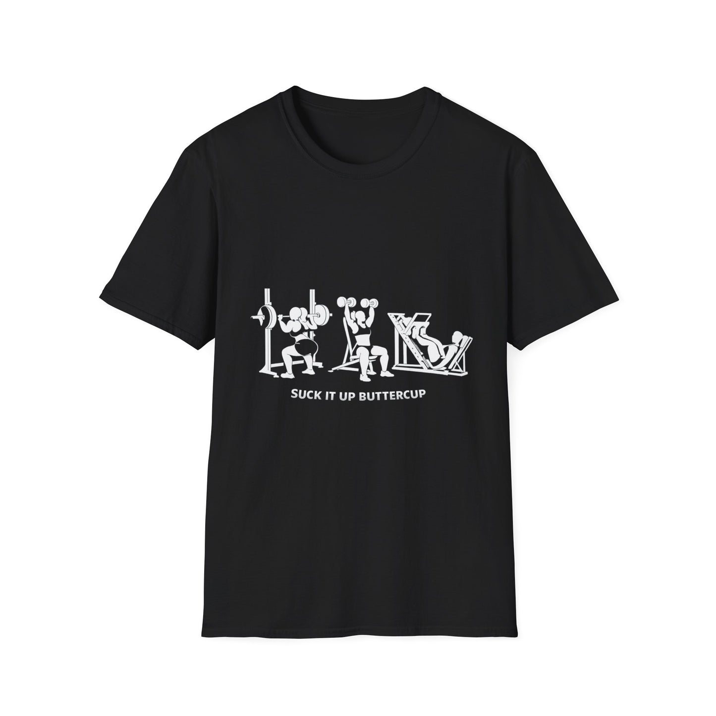 T-Shirt — 'Suck It Up Buttercup' Vintage Skeleton Band Graphic Tee